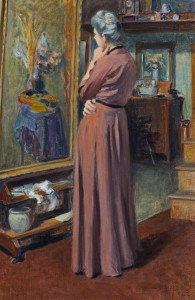 In the Studio Oil on canvas, 24 x 16 inches, 1963.