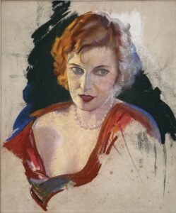 Olga Baclanova. Pastel on paper, 30 x 25 inches. 1928